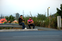 Talking by the Road