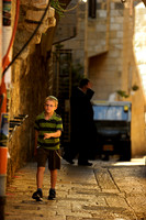 Kid in the streets of jerusalem
