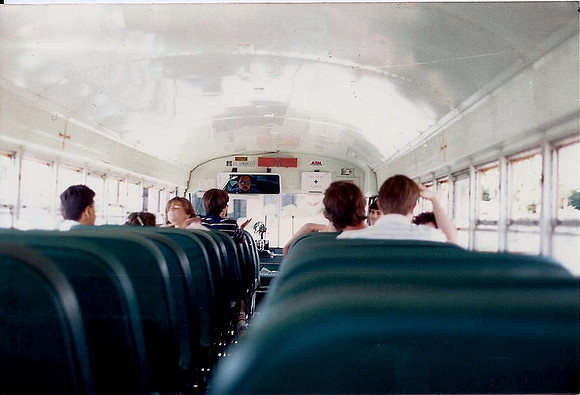 On the way to school