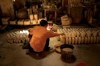 Pottery factory