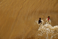 Playing in the River